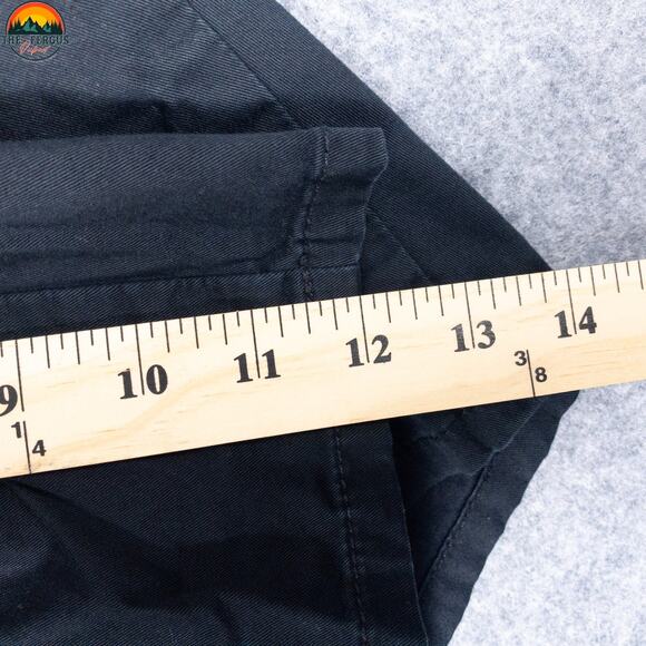 Lane Bryant Bermuda Shorts Black Cotton Pockets Flat Front Denim Women's Size 16 - Picture 6 of 8